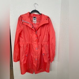 Joules Right As Rain Collection Women’s Rain Jacket Size 8 Coral Breathable...